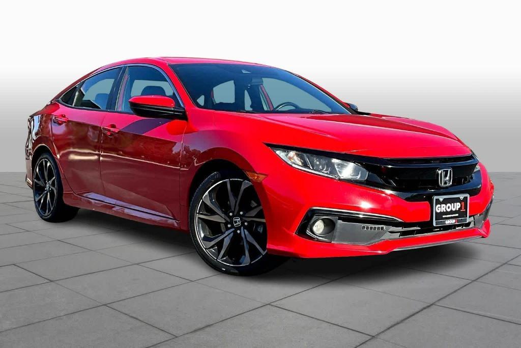 used 2020 Honda Civic car, priced at $18,490