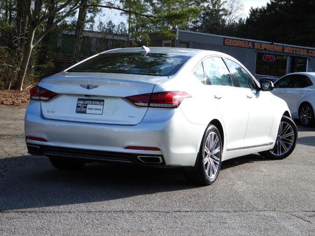 used 2018 Genesis G80 car, priced at $19,977