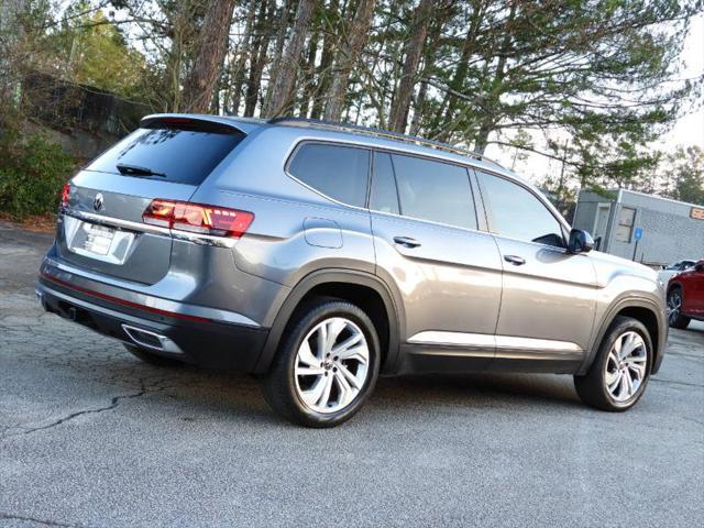 used 2021 Volkswagen Atlas car, priced at $23,977