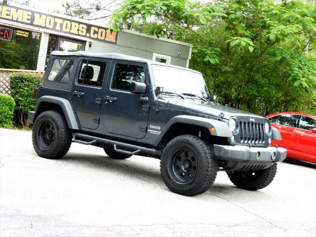 used 2017 Jeep Wrangler Unlimited car, priced at $21,977