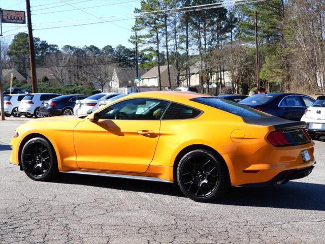 used 2018 Ford Mustang car, priced at $17,977