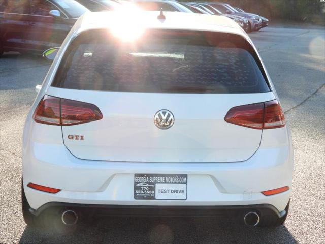 used 2020 Volkswagen Golf GTI car, priced at $18,977