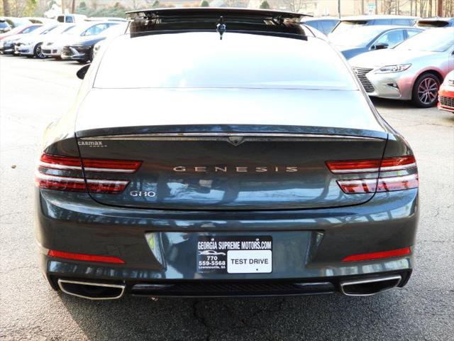 used 2022 Genesis G80 car, priced at $24,977
