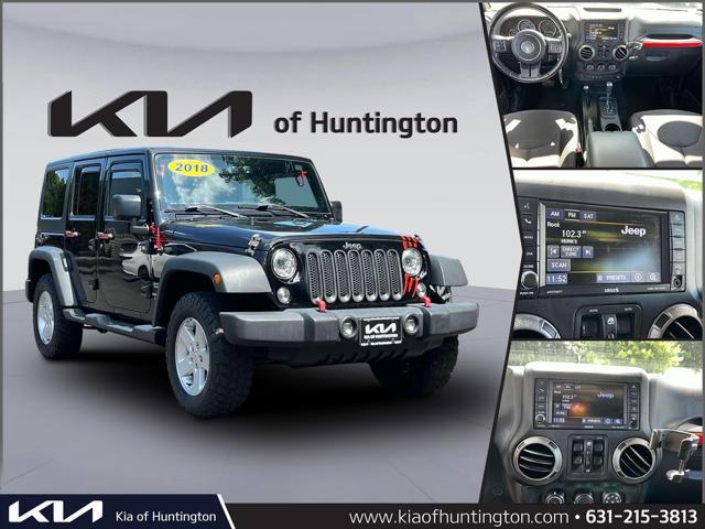 used 2018 Jeep Wrangler JK Unlimited car, priced at $19,996