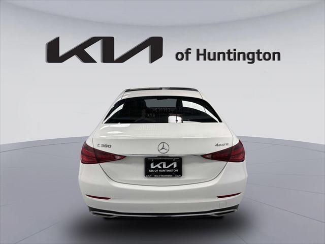 used 2022 Mercedes-Benz C-Class car, priced at $24,125