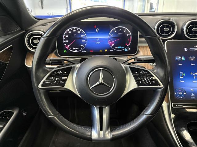 used 2022 Mercedes-Benz C-Class car, priced at $24,889