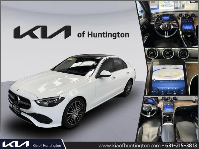 used 2022 Mercedes-Benz C-Class car, priced at $27,500