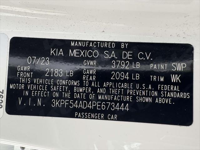 used 2023 Kia Forte car, priced at $17,105