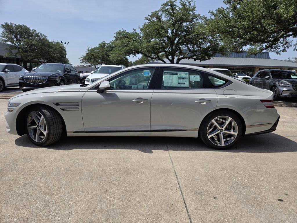 new 2025 Genesis G80 car, priced at $65,783