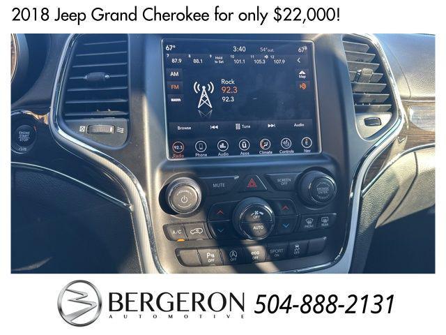 used 2018 Jeep Grand Cherokee car