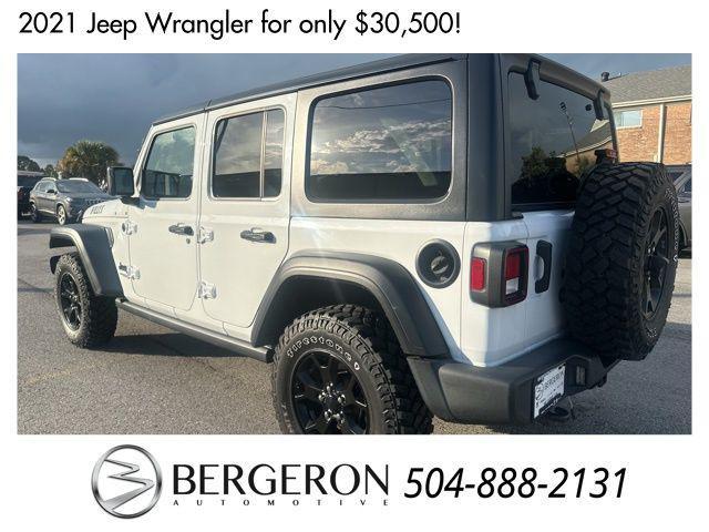 used 2021 Jeep Wrangler Unlimited car