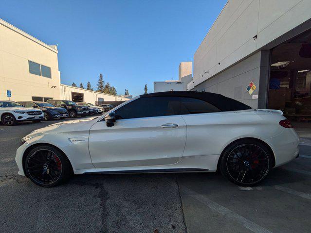 used 2018 Mercedes-Benz AMG C 63 car, priced at $49,995