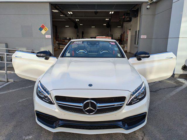 used 2018 Mercedes-Benz AMG C 63 car, priced at $49,995