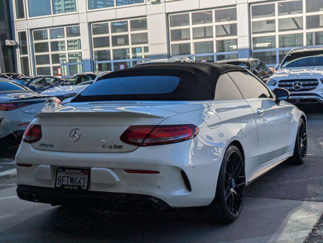 used 2018 Mercedes-Benz AMG C 63 car, priced at $49,995