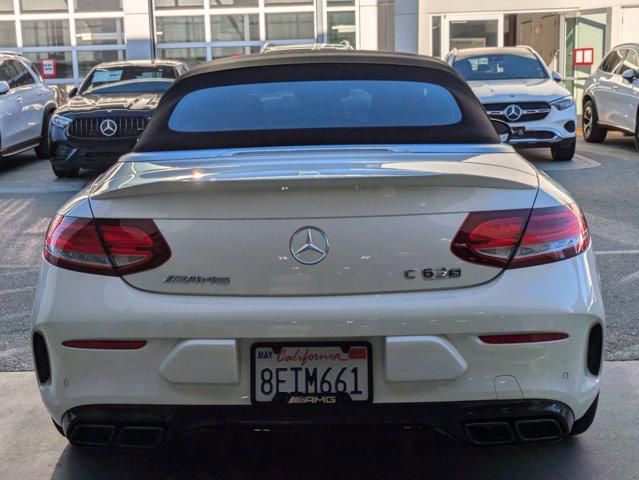 used 2018 Mercedes-Benz AMG C 63 car, priced at $49,995