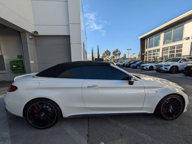 used 2018 Mercedes-Benz AMG C 63 car, priced at $49,995