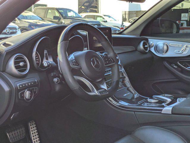 used 2018 Mercedes-Benz AMG C 63 car, priced at $49,995