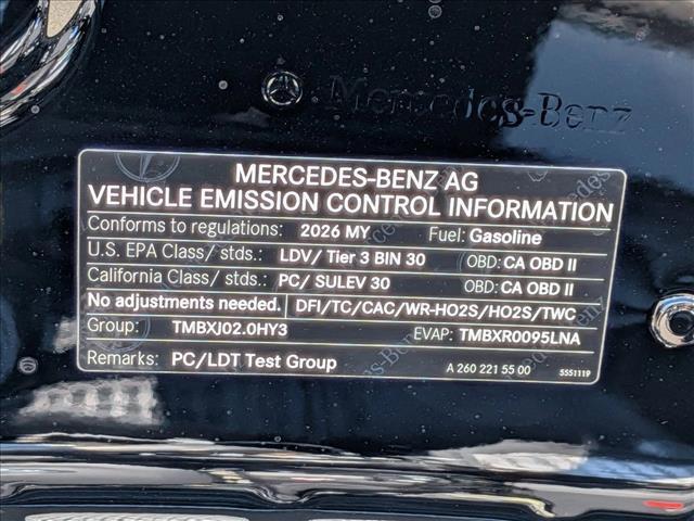 new 2026 Mercedes-Benz CLA 250 car, priced at $46,230