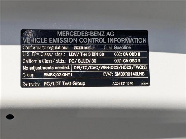 new 2025 Mercedes-Benz GLC 300 car, priced at $51,545