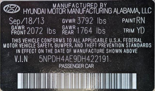used 2013 Hyundai Elantra car, priced at $9,995