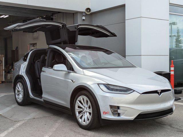 used 2018 Tesla Model X car, priced at $23,955