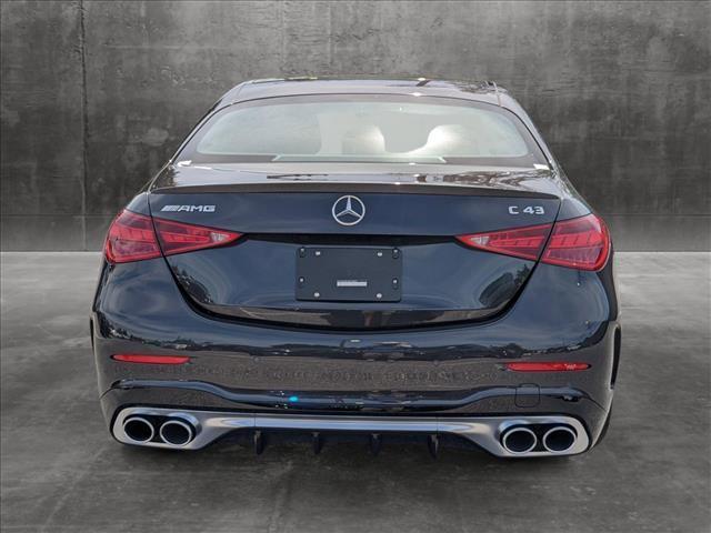 new 2024 Mercedes-Benz AMG C 43 car, priced at $66,085