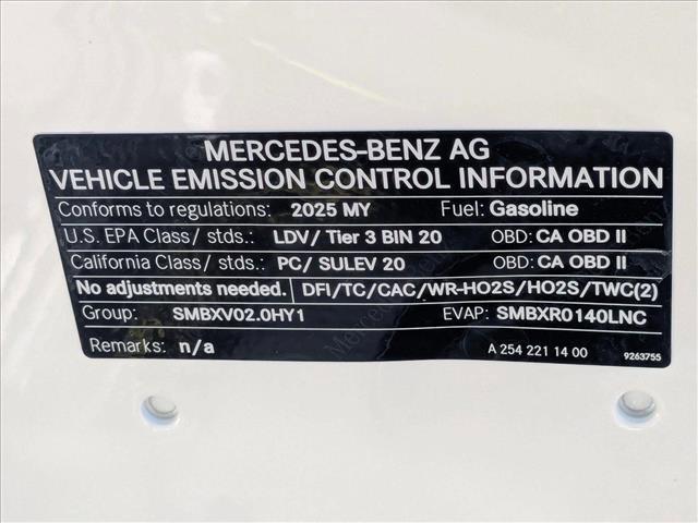 new 2025 Mercedes-Benz C-Class car, priced at $49,795