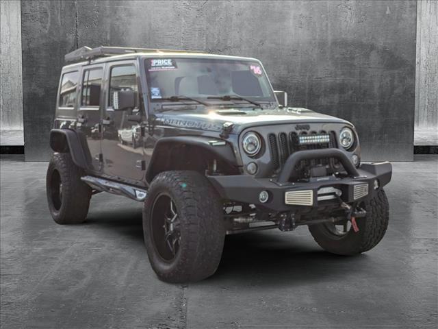 used 2016 Jeep Wrangler Unlimited car, priced at $21,991