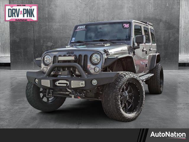 used 2016 Jeep Wrangler Unlimited car, priced at $24,496