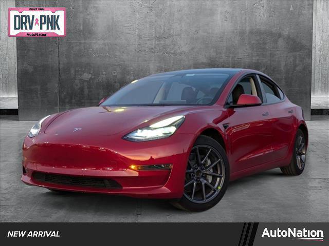 used 2023 Tesla Model 3 car, priced at $27,899