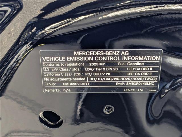 new 2025 Mercedes-Benz C-Class car, priced at $49,795