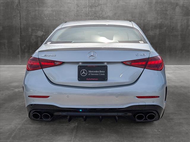 new 2024 Mercedes-Benz AMG C 43 car, priced at $69,865