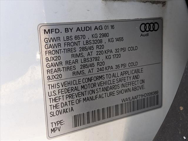 used 2017 Audi Q7 car, priced at $14,488