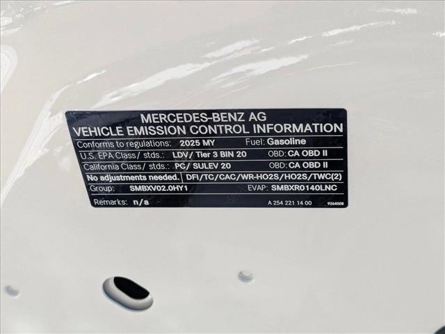 new 2025 Mercedes-Benz C-Class car, priced at $49,795