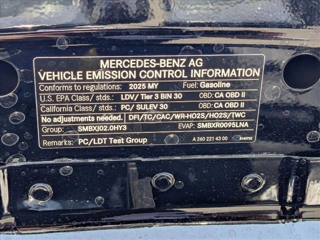 new 2025 Mercedes-Benz GLB 250 car, priced at $44,550