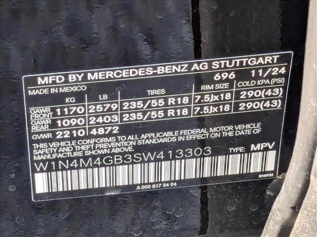 new 2025 Mercedes-Benz GLB 250 car, priced at $44,550