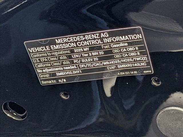 new 2025 Mercedes-Benz C-Class car, priced at $53,695