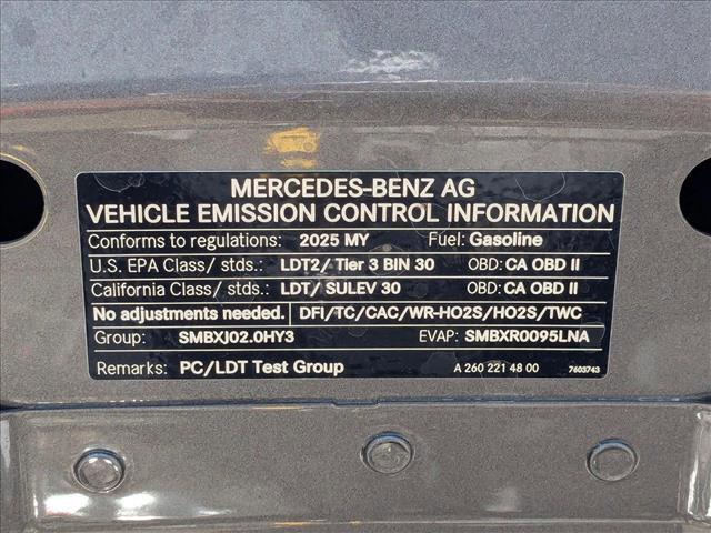 new 2025 Mercedes-Benz GLB 250 car, priced at $55,445