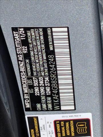 new 2025 Mercedes-Benz C-Class car, priced at $55,755