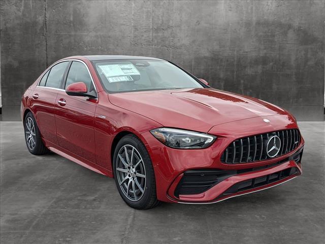 new 2024 Mercedes-Benz AMG C 43 car, priced at $68,230