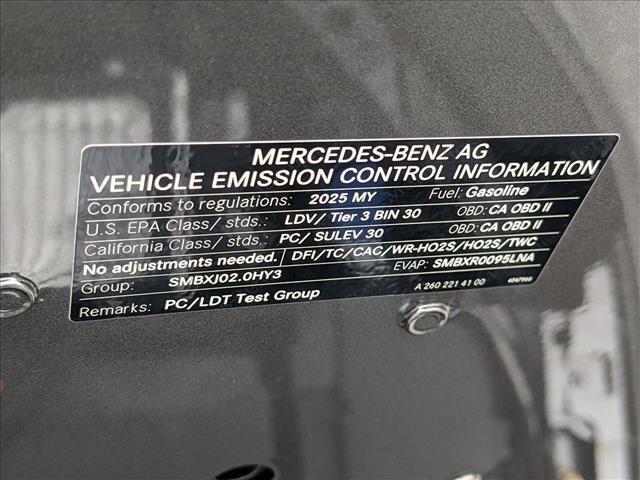 new 2025 Mercedes-Benz GLA 250 car, priced at $48,535