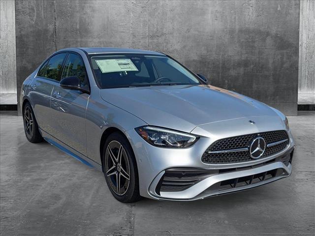 new 2025 Mercedes-Benz C-Class car, priced at $55,785