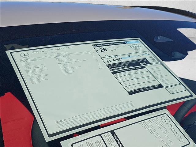 new 2026 Mercedes-Benz GLC 300 car, priced at $61,060