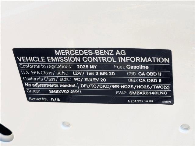 new 2025 Mercedes-Benz C-Class car, priced at $51,795