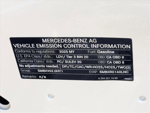 new 2025 Mercedes-Benz C-Class car, priced at $51,795