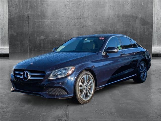 used 2018 Mercedes-Benz C-Class car, priced at $21,888