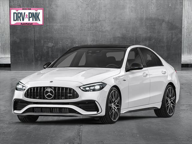 new 2025 Mercedes-Benz AMG C 43 car, priced at $70,390