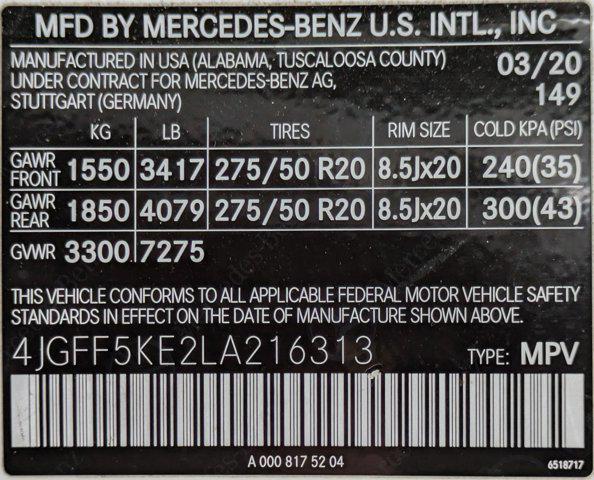 used 2020 Mercedes-Benz GLS 450 car, priced at $39,988