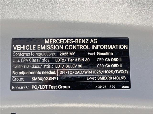 new 2025 Mercedes-Benz GLC 300 car, priced at $58,895