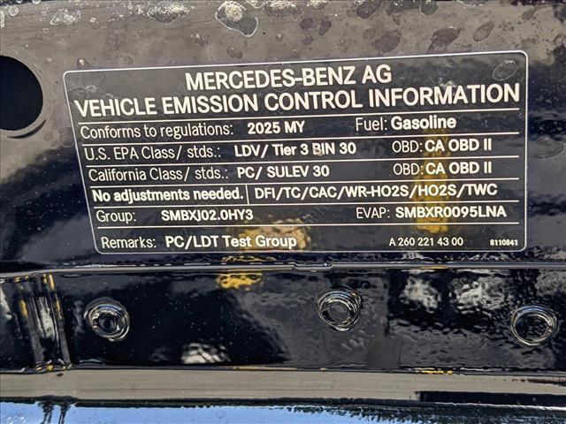 new 2025 Mercedes-Benz GLB 250 car, priced at $48,450